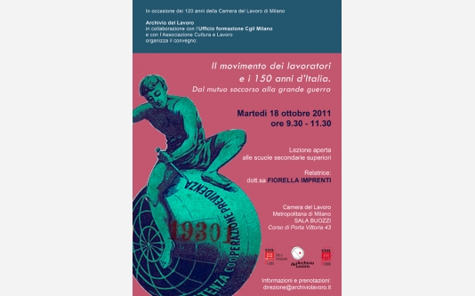 Il movimento dei lavoratori e i 150 anni d'Italia