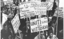 Manifestazione nazionale dei lavoratori metalmeccanici per il contratto di lavoro_1969
